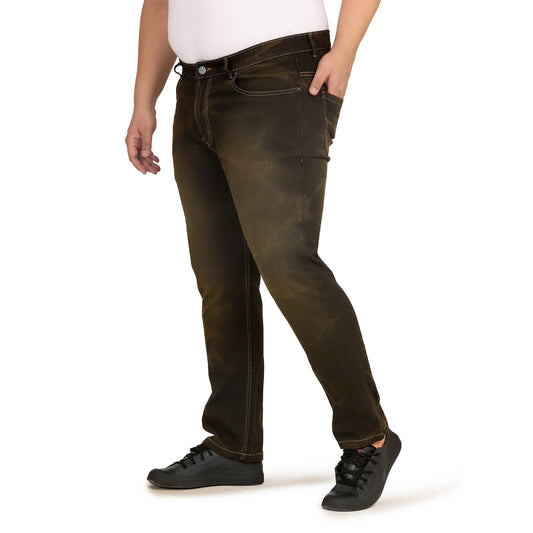 Kagad Jeans Men Plus Size Regular Fit Charcoal Grey Denim Jeans - Style Code "KGDJN-408027