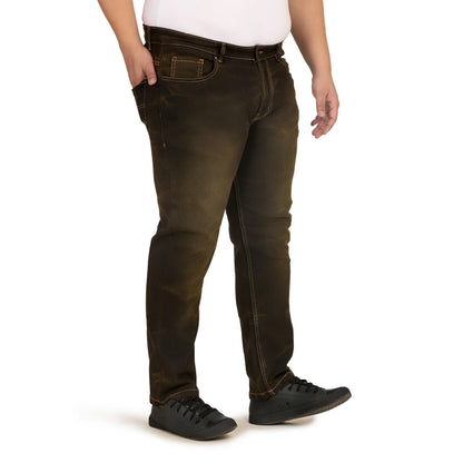 Kagad Jeans Men Plus Size Regular Fit Charcoal Grey Denim Jeans - Style Code "KGDJN-408027