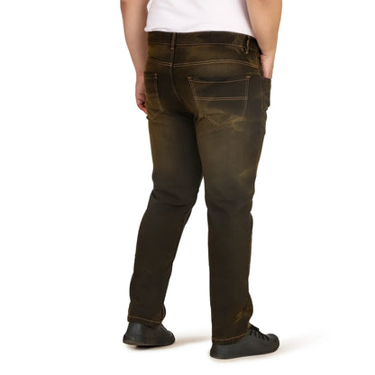 Kagad Jeans Men Plus Size Regular Fit Charcoal Grey Denim Jeans - Style Code "KGDJN-408027