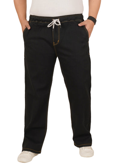 Men's Plus Size Elasticated Jeans KGDJN-406087