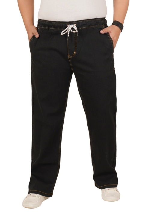 Men's Plus Size Elasticated Jeans KGDJN-406087